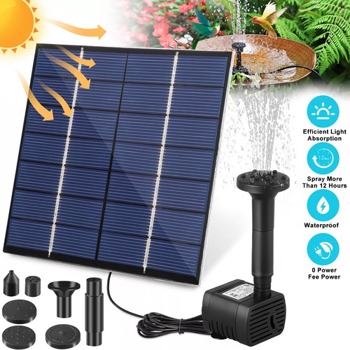 Solar power fountain - power,